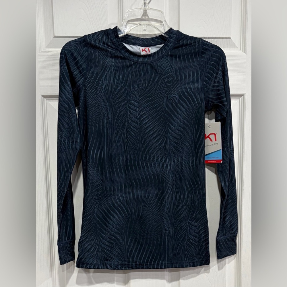 Kari Traa Women's XS Fryd Long Sleeve Baselayer Top Royal Blue Navy NWT